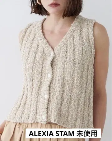 새상품 반값 이하 ALEXIA STAM 아리시아스탄 베스트 니트