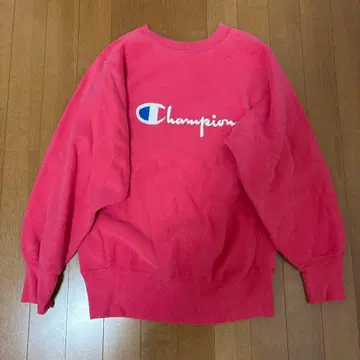 Champion 핑크 리버스 위브 트레이닝복 80s