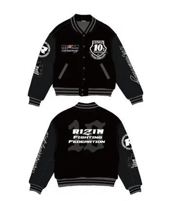 RIZIN ~10주년 기념 바시티 자켓~