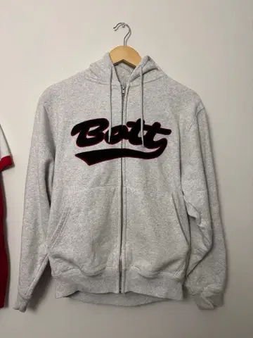 BoTT 지퍼 후드티 그레이 M 사이즈