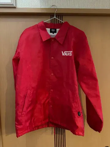 VANS 나일론 자켓 레드