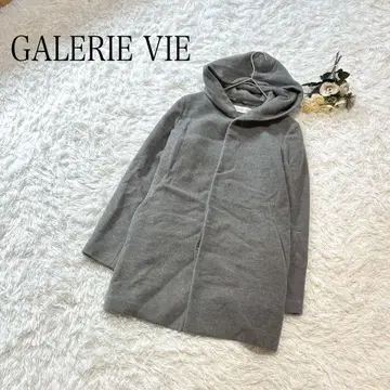 GALERIE VIE 갤러리 바이 캐시미어 혼방 후데트 울 코트