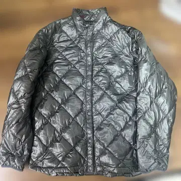 mont-bell 그레이 퀼팅 다운 자켓 여성용 L