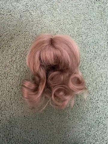 인형용 가발(3~4inch) 카멜