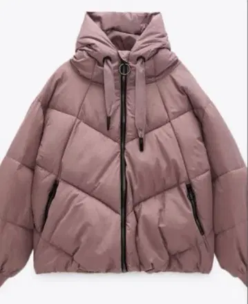 새상품 ZARA 자라 충전솜 퍼프 자켓 숄카라 후드 인기 컬러