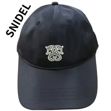 스나이델 snidel 비쥬 로고 캡 네이비