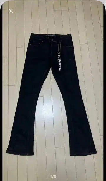 VALABASAS 블랙 부츠컷 데님 사이즈 30