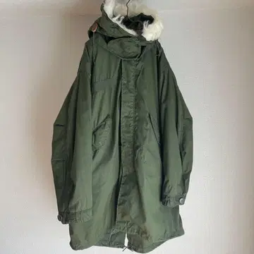 70년대 M-65 피쉬테일 후드티 모즈 코트 풀세트 S