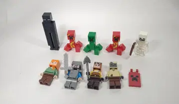 레고 마인크래프트 미니 피규어 엔더맨 크리퍼 하스크 정품