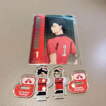 하이큐!! 지로리 코즈메 쿠로오 미니 아크릴 스탠드 크리스마스 ver.B