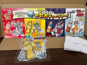 산토리 크라프트 BOSS x 톰과 제리 보드 POP