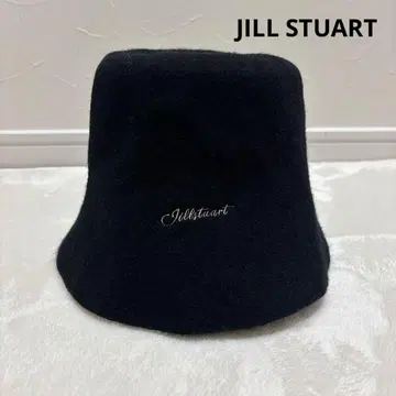 질스튜어트 울 100% 햇 버킷 햇 모자 블랙 블랙