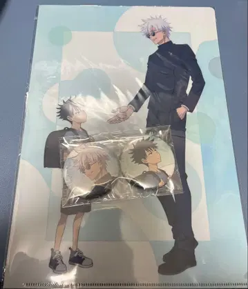 극장판 총집편 주술회전 회옥 옥절 애니메이트 특전 캔뱃지 클리어 파일