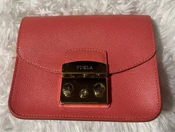 FURLA 핑크 가죽 숄더백 훌라