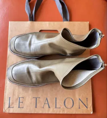 [컨디션 최상] Le Talon 부츠 숏부츠 미디엄부츠 오샤레 컬러