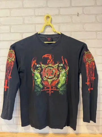 Slayer 투어 2006 롱 슬리브 T셔츠 X_LARGE