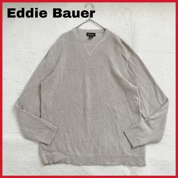 00s Eddie Bauer 그린 택 V넥 니트 스웨터 홍콩제 XL