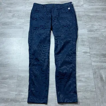 새상품급 르꼬끄 골프 롱 팬츠 스트레치 조거 팬츠 자카드