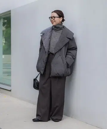 crewre 차콜 그레이 다운 자켓 사이즈 1