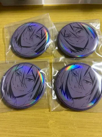 캐릭터 캔뱃지 4개 세트 효도르