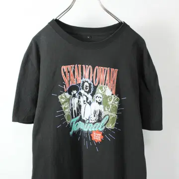 세카오와 SEKAINO OWARI Zepp 투어 T셔츠 2023 L