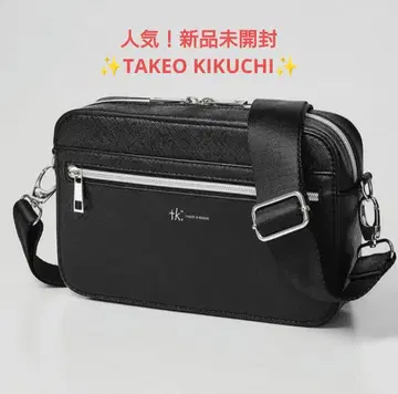 미사용 새상품 TAKEO KIKUCHI 블랙 숄더백