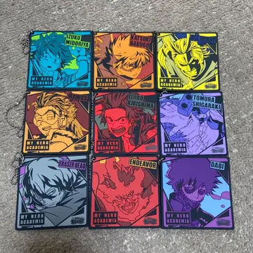 나의 히어로 아카데미아 러버 코스터 9종 세트