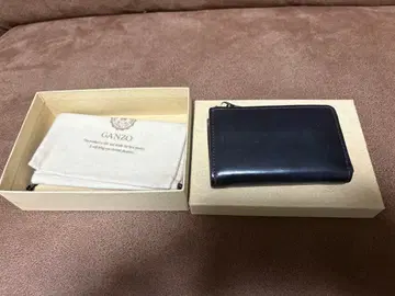 GANZO 다크 브라운 가죽 코인 케이스