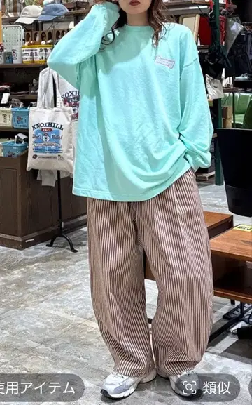 MODE NORM CORE 미니 쭈리 그래픽 롱 티셔츠