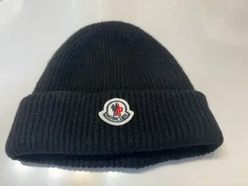 MONCLER 택 블랙 니트 모자