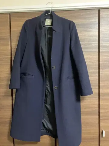 나노 유니버스 네이비 체스터 코트 사이즈 36