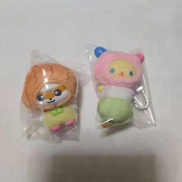 치비토모 코로코로쿠리린 우사하나 키링 세트