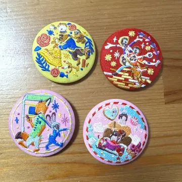 디즈니 자수 캔배치2 묶음 판매