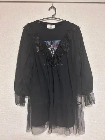 jouetie 도킹 튤 락 원피스