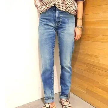 ungrid 언그리드 와이드 셀비치 스트레이트 데님