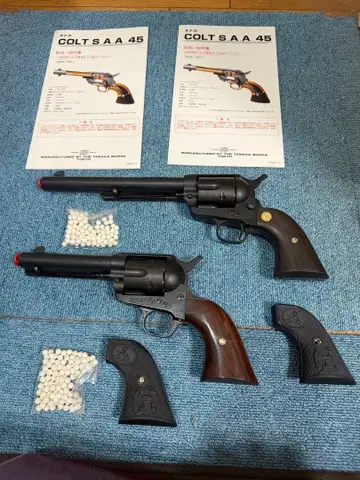 가스 타나카 SAA 캐벌리 시빌리안 그립 부품