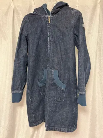 X-girl 데님 롱 자켓