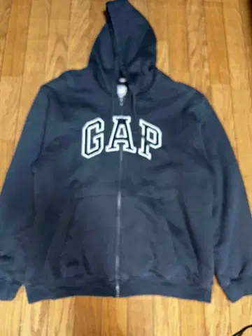 GAP 풀 집업 후드티 XL 다크 그레이