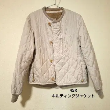 45R 퀼팅 자켓 나일론 2 M 아이보리
