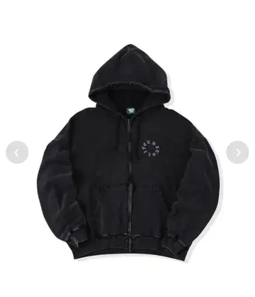 That' life 댓츠라이프 블랙 집업 후드티 블랙 M 사이즈