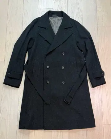 링 재킷 벨티드 코트 다크 그린 사이즈 48