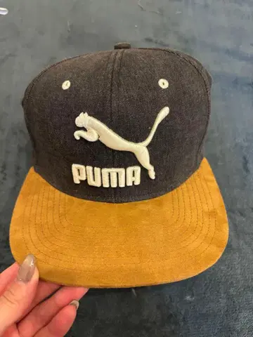 PUMA 데님 스웨이드 캡