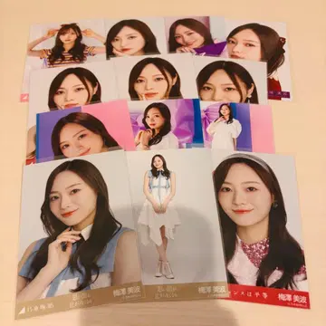 노기자카46 브로마이드 우메자와 미나미 13장 세트