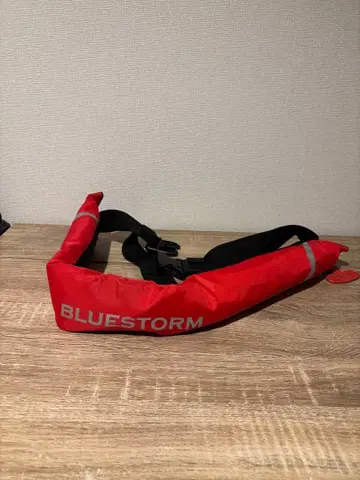 새상품급 블루스톰 허리띠 구명 조끼