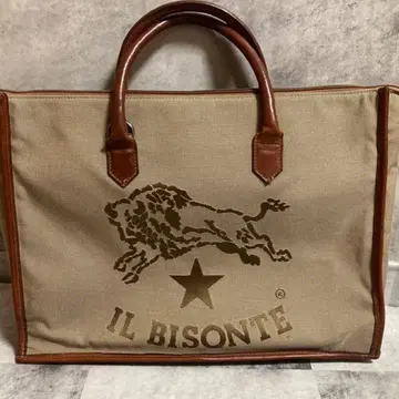 새상품급 일비종떼 빅 로고 비즈니스 브리프 백 카키