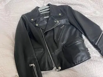 MACPHEE 라무 가죽 자켓 사이즈 36