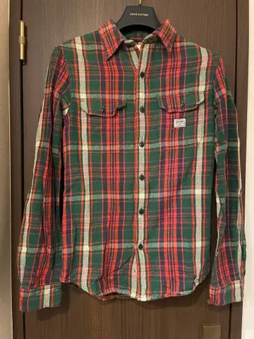 DENIM & SUPPLY 체크 무늬 플란넬 셔츠