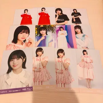 노기자카46 브로마이드 나카니시 아루노 12장 세트