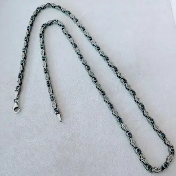 NEW 터키산 남성용 실버 925 체인 목걸이