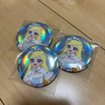 비밀의 아이프리 크리스마스 미츠키 오로라 캔뱃지 팝업